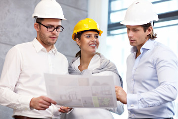 Group of architects sharing their ideas