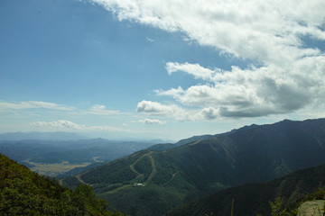 秋の白馬村