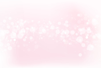 Blur pink Bokeh star sparkle shine concept abstract background vector illustration