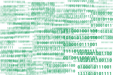 Fototapeta premium futristic techno background, binary code in the information space
