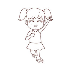 cute girl cartoon