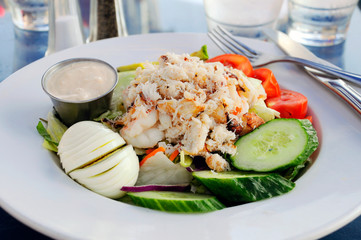 CRAB SALAD  CLOSE UP FOOD IMAGE