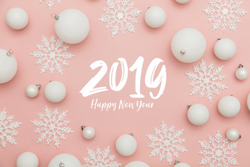 2019 Happy New Year party background