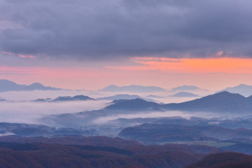 Obraz na płótnie Canvas 蒜山高原の雲海