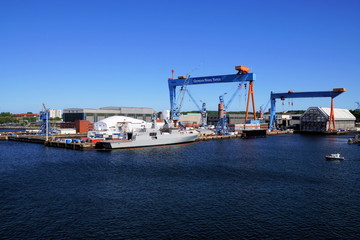 Naklejka premium kieler werft,shafen kiel
