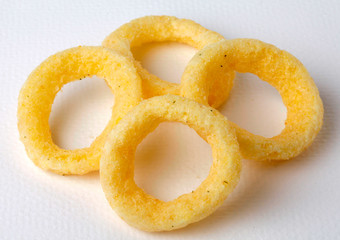 ONION RINGS             CLOSE UP FOOD IMAGE