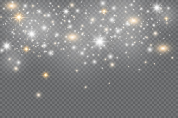 Glow light effect. Vector illustration. Christmas flash Concept.