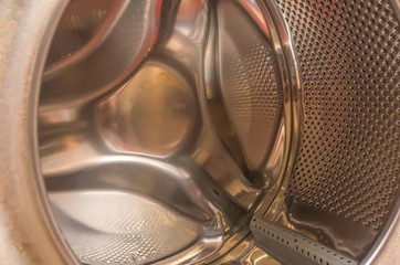 Internal steel drum washer or dryer in poor condition