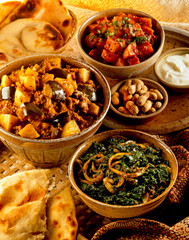 SELECTIUON OF INDIAN  FOOD DISHES