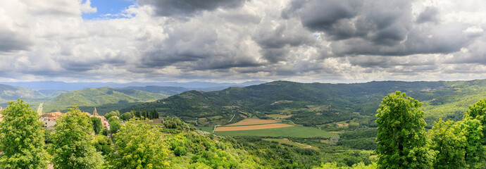 Panoramic View of the Countryside