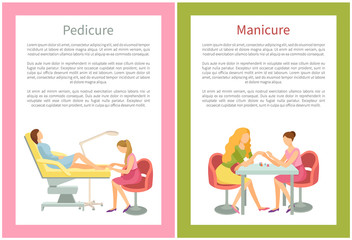 Manicure and Pedicure Procedures Spa Beauty Salon