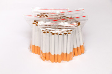 Face cigarettes in package