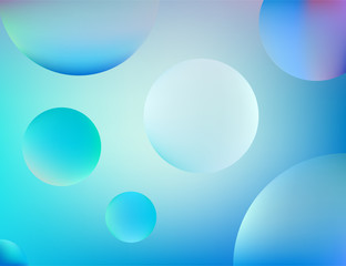 Abstract background with colourful and gradient style of modern circle design