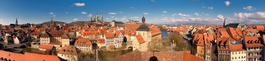 Fototapeta premium Altstadt und Welterbe Bamberg