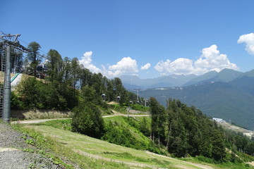 Канатная дорога. Роза Хутор.