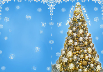 christmas postcard happy New Year