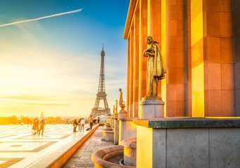 eiffel tour and from Trocadero, Paris