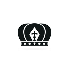 Crown icon. Vector illustration.