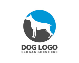 Obraz premium Dog logo vector