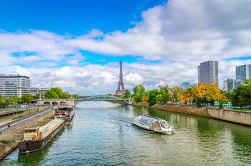 Obraz premium eiffel tour and from Trocadero, Paris