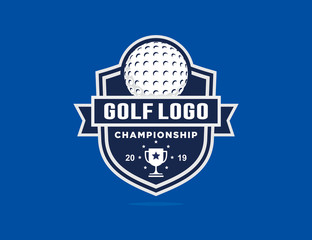 Golf logo template
