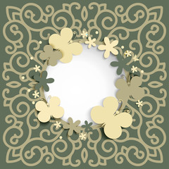 Vintage background, greeting card