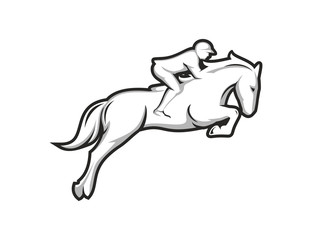 Horse logo template