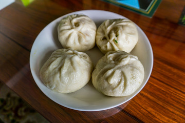 Chinese Steamed Dumplings View