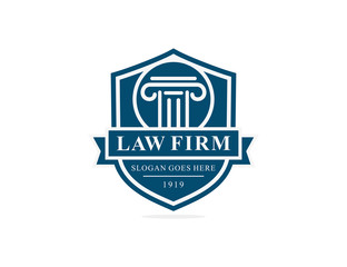 Law firm logo template