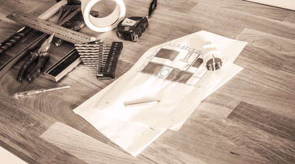 project of kitchen furniture