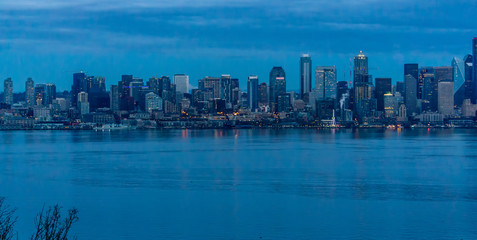 Fototapeta na wymiar Seattle City Lights 3