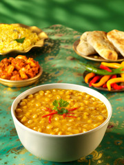 INDIAN TARKHA DHAL             CLOSE UP FOOD IMAGE