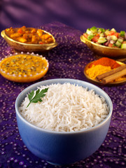 WHITE BASMATI RICE INDIAN FOOD