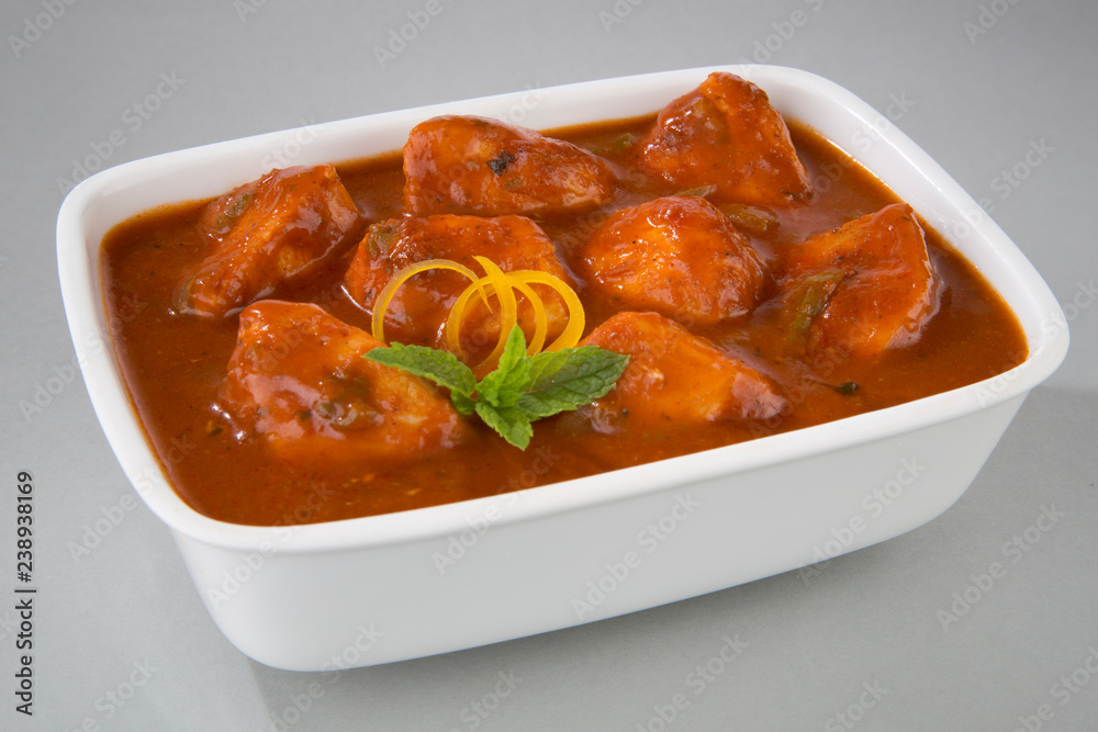 Wall mural INDIAN CHICKEN VINDALOO HOT CURRY