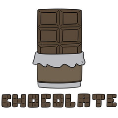vector of chocolate
