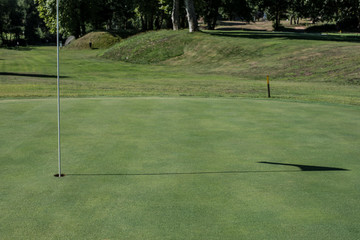 Obraz premium Empty golf field meadow