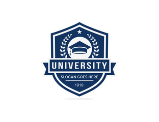 University college school logo template