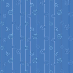Fototapeta premium christmas balls seamless pattern 