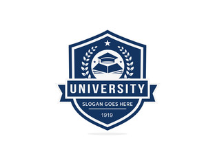 University college school logo template
