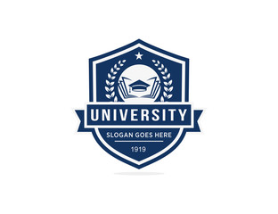 Obraz premium University college school logo template