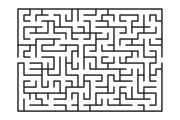 Abstract maze / labyrinth with entry and exit. Vector labyrinth 246.