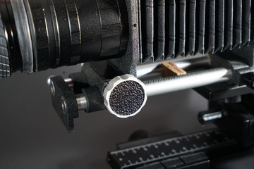 In macro photography and photomicrography, a bellows device is very helpful and almost indispensable