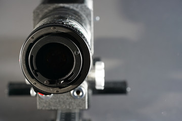 In macro photography and photomicrography, a bellows device is very helpful and almost indispensable