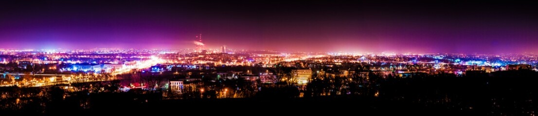 City panorama at night
