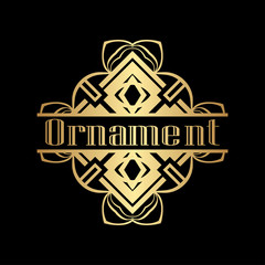 Art Deco Ornamental Logo