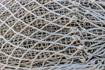 Fishing nets background