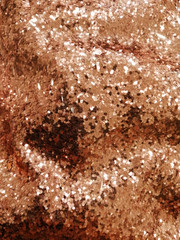 Abstract Copper Glittering Surface Background