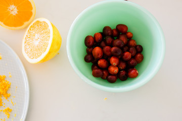 Cranberries and Oranges