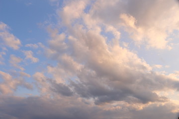 Naklejka na ściany i meble background, blue sky, clouds