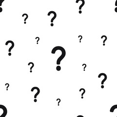 The question mark seamless pattern